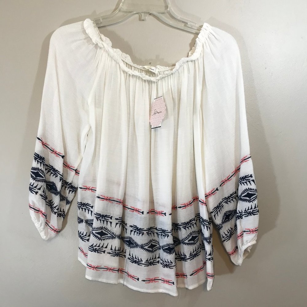 NWT Soprano Gypsy Soul Embroidered Tunic Size M